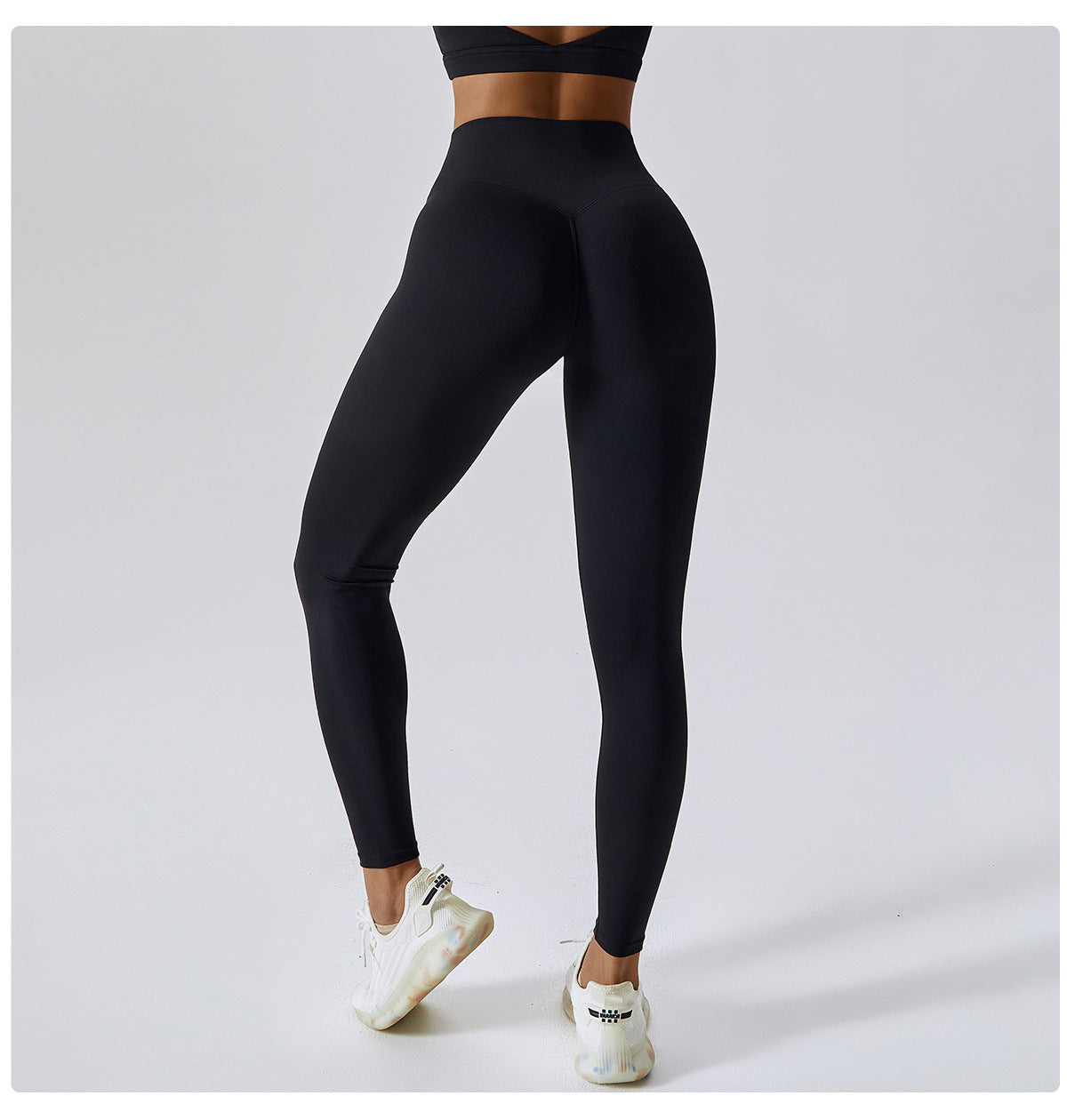 Running nude quick-drying fitness pants breathable outer wear tight sports pants high waist hip lift yoga pants women