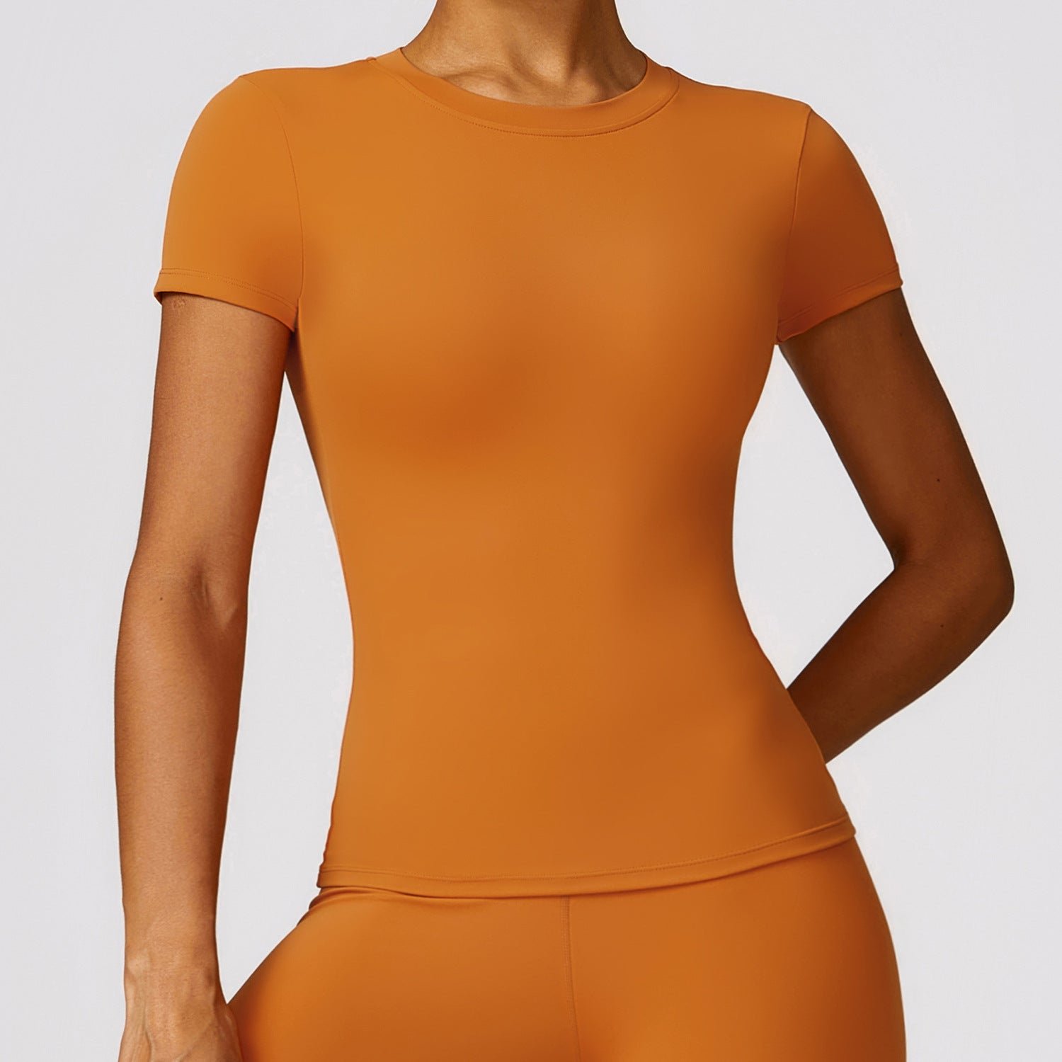 Spring T-shirt quick-drying yoga wear short-sleeved fitness top blouse outdoor running sports short-sleeved women