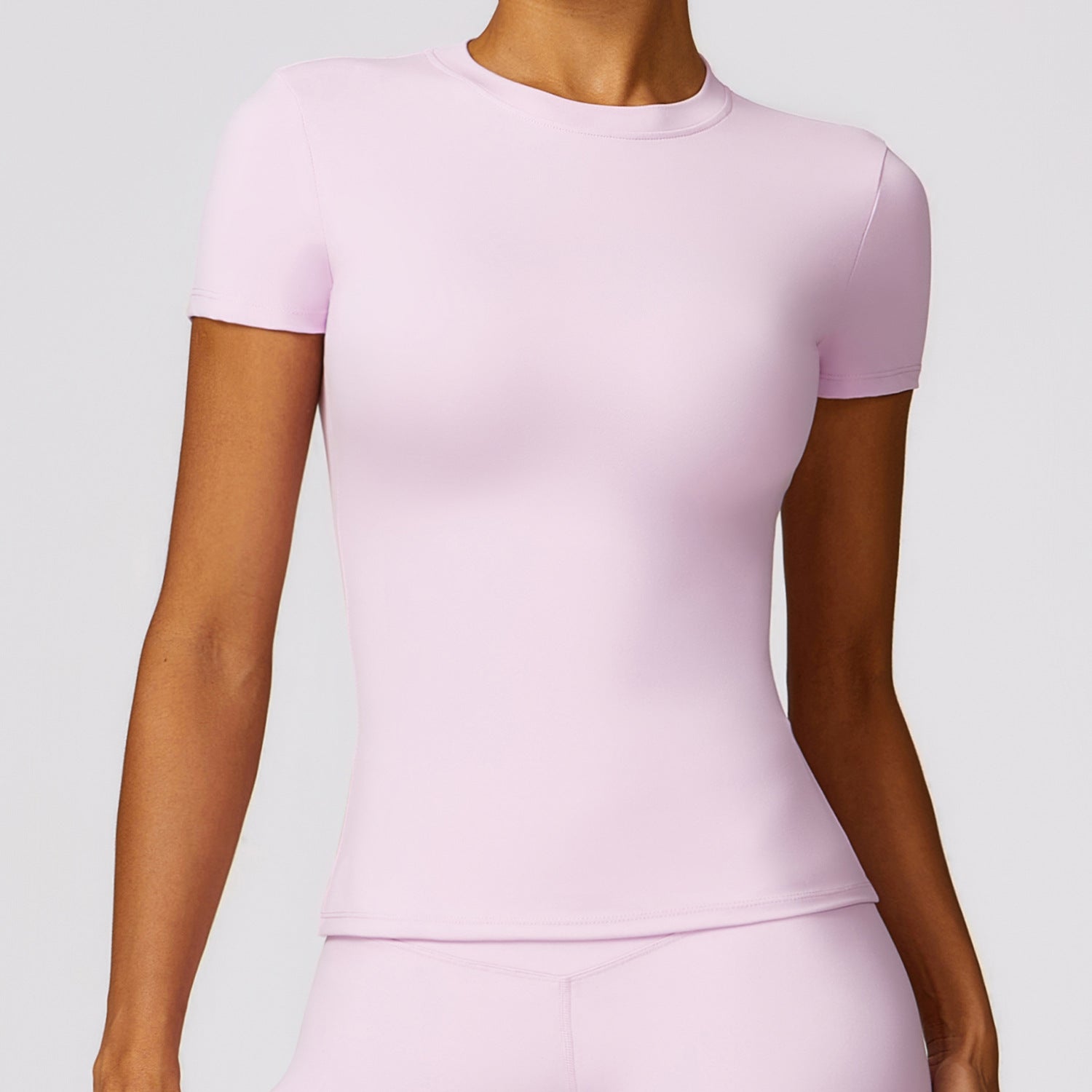 Spring T-shirt quick-drying yoga wear short-sleeved fitness top blouse outdoor running sports short-sleeved women