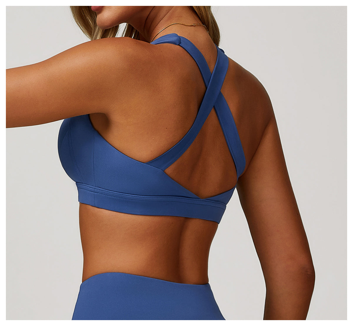 Tight Yoga Vest Sports Bra Shockproof High Intensity Pilates Running Outdoor Fitness Wear