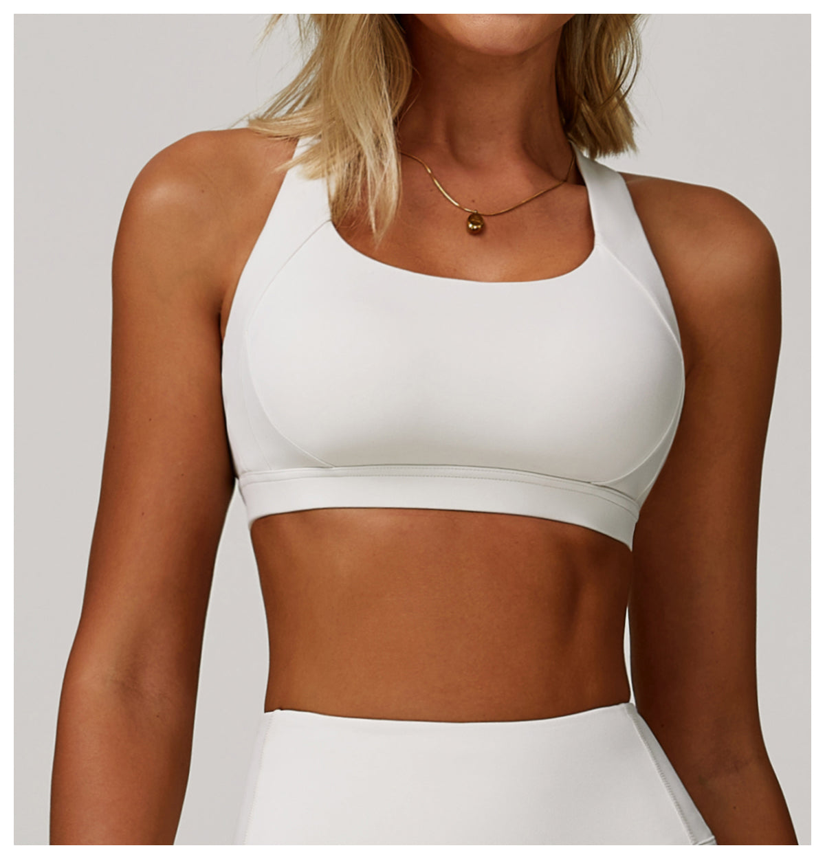 Tight Yoga Vest Sports Bra Shockproof High Intensity Pilates Running Outdoor Fitness Wear