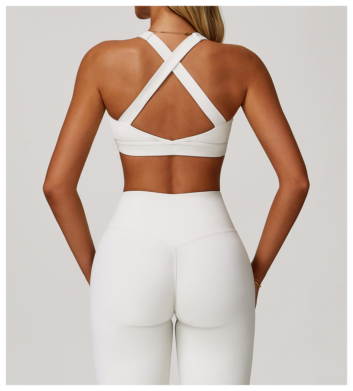 Tight Yoga Vest Sports Bra Shockproof High Intensity Pilates Running Outdoor Fitness Wear