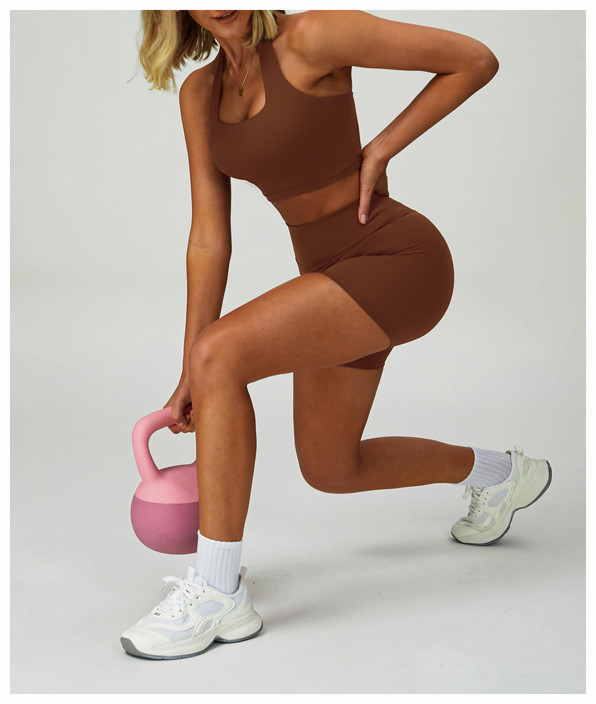 Yoga shorts tight high waist quick-drying outdoor sports shorts women's casual running fitness clothes