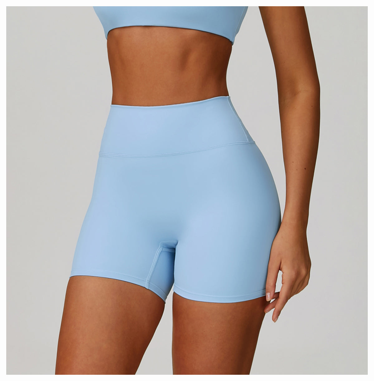Yoga shorts tight high waist quick-drying outdoor sports shorts women's casual running fitness clothes