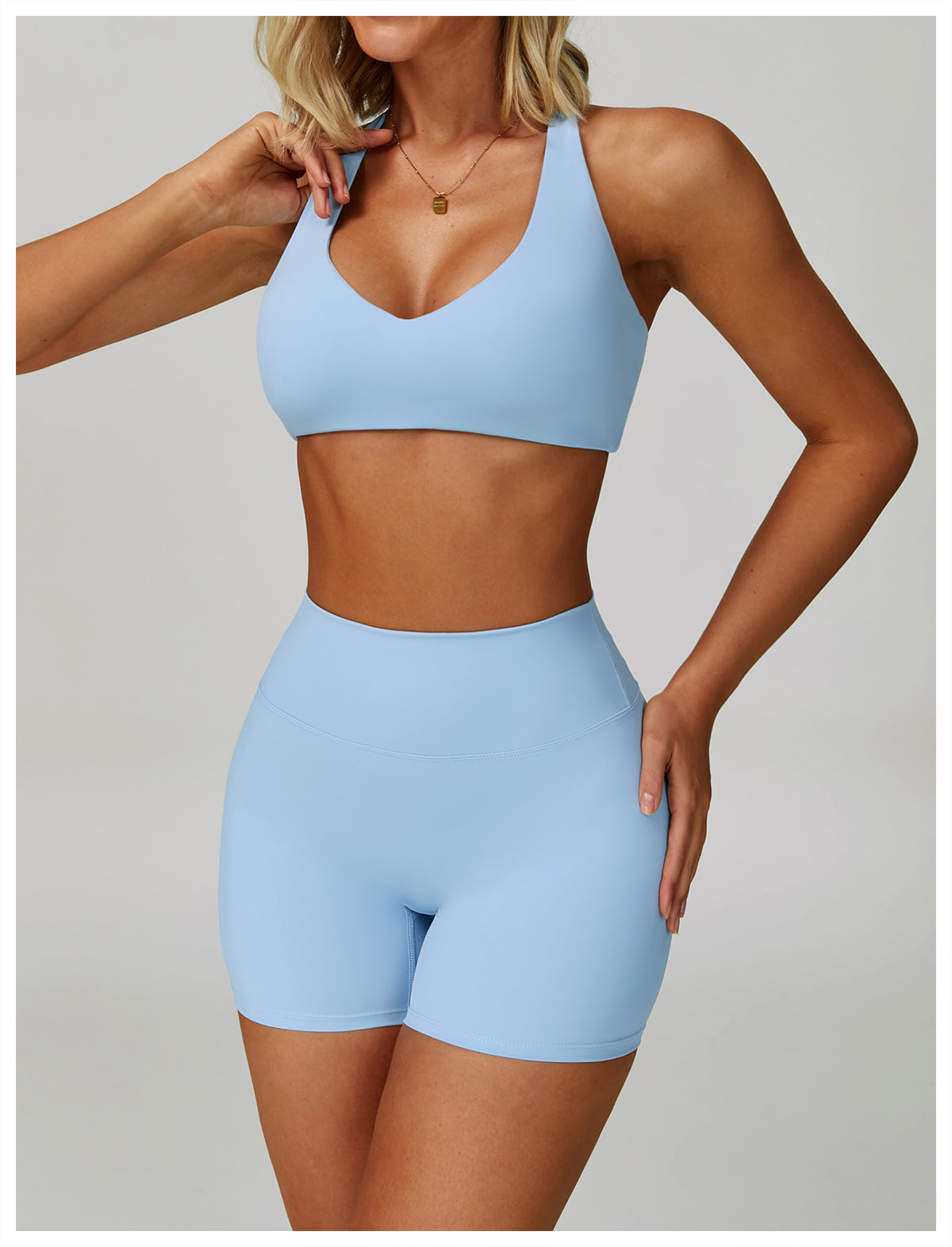 Outdoor sports underwear quick-drying I-shaped beautiful back fitness clothes cross-border women's running yoga bra