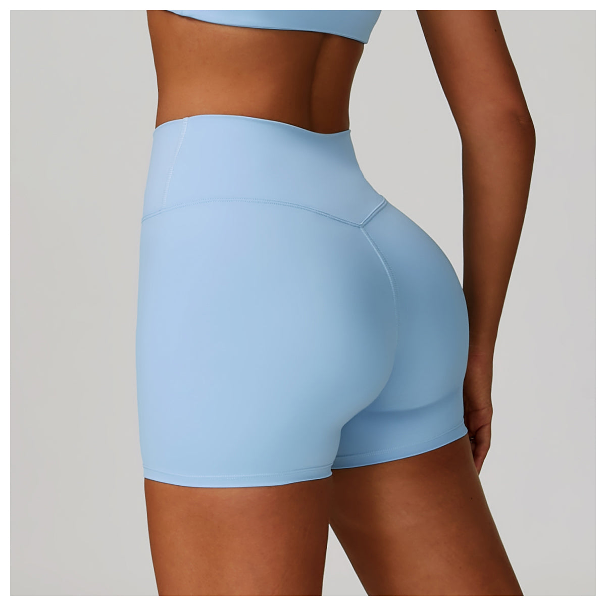 Yoga shorts tight high waist quick-drying outdoor sports shorts women's casual running fitness clothes