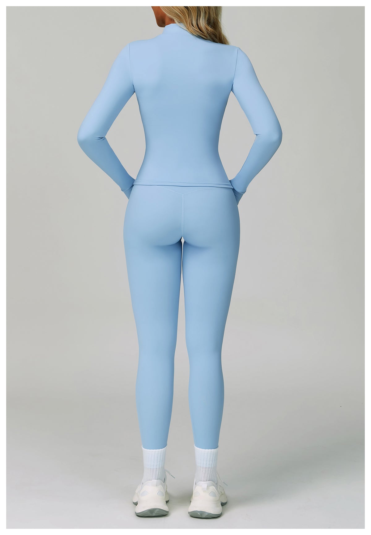 High waist hip lift fitness pants women's tight outdoor cycling sports running pants breathable quick-drying nude yoga pants