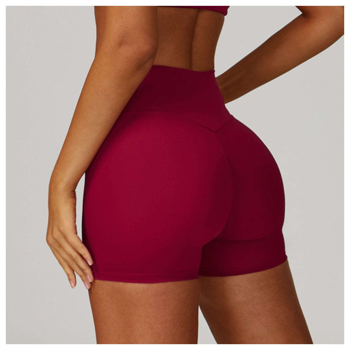 Yoga shorts tight high waist quick-drying outdoor sports shorts women's casual running fitness clothes