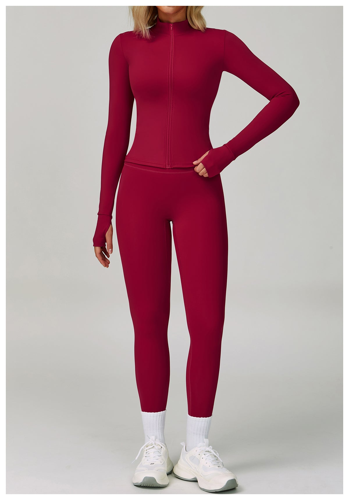High waist hip lift fitness pants women's tight outdoor cycling sports running pants breathable quick-drying nude yoga pants