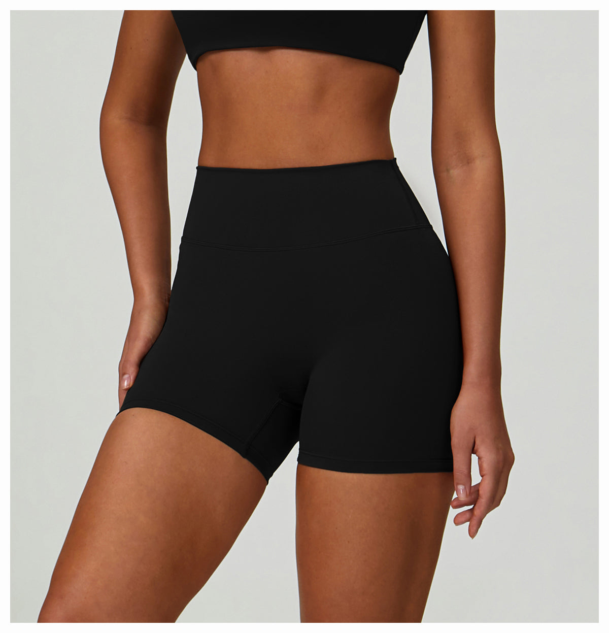 Yoga shorts tight high waist quick-drying outdoor sports shorts women's casual running fitness clothes