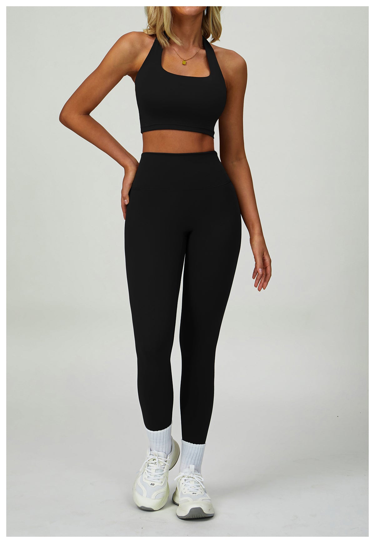 High waist hip lift fitness pants women's tight outdoor cycling sports running pants breathable quick-drying nude yoga pants