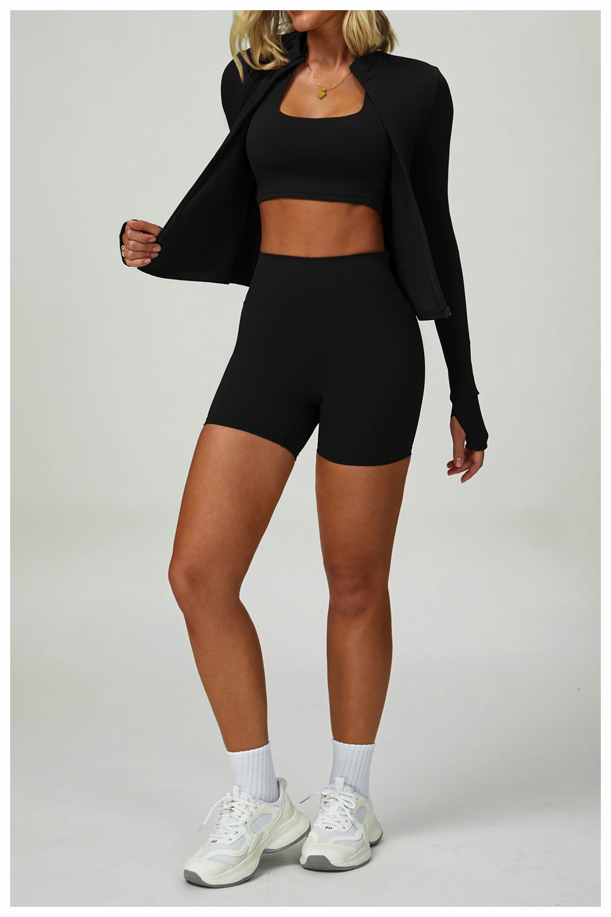 Yoga shorts tight high waist quick-drying outdoor sports shorts women's casual running fitness clothes