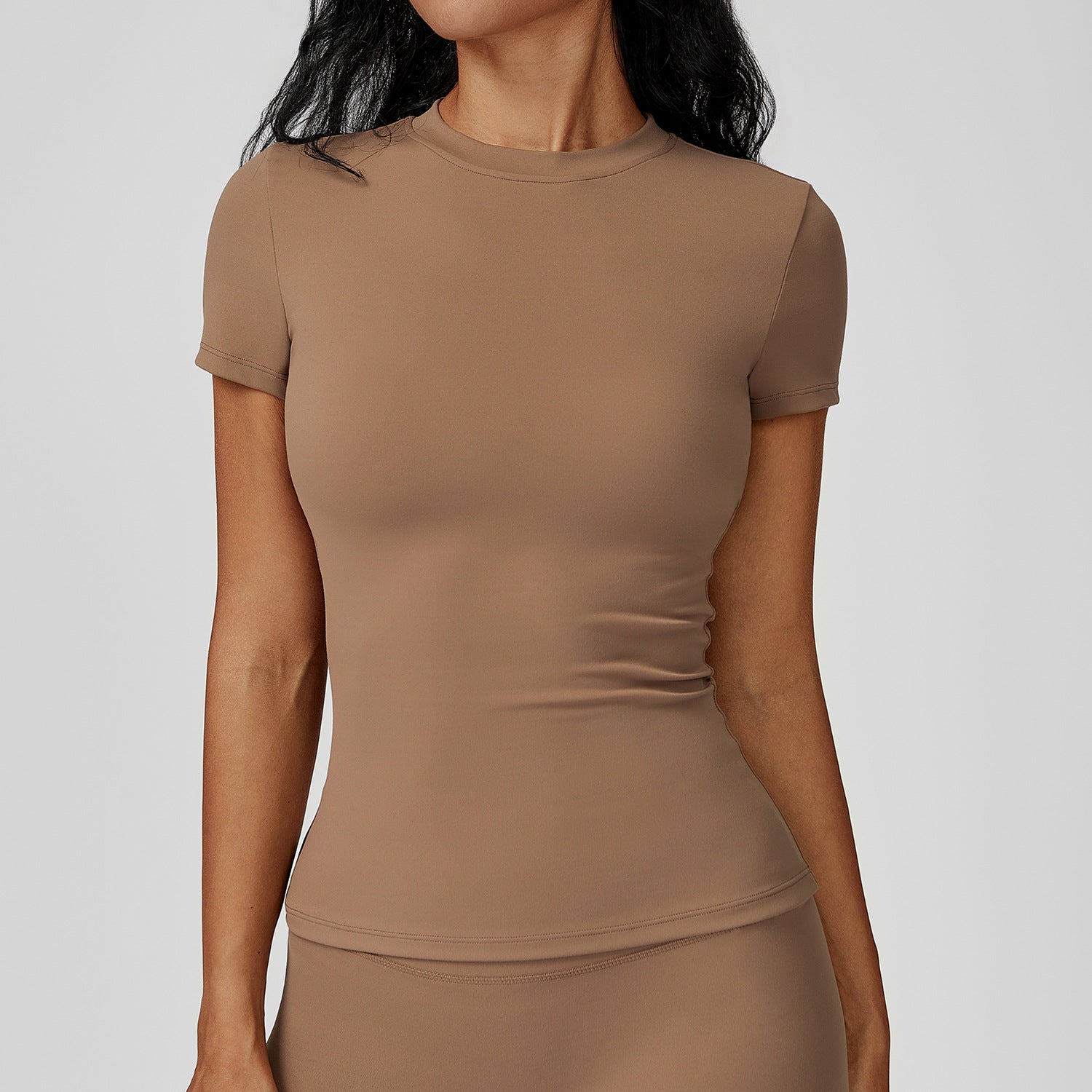 Spring T-shirt quick-drying yoga wear short-sleeved fitness top blouse outdoor running sports short-sleeved women