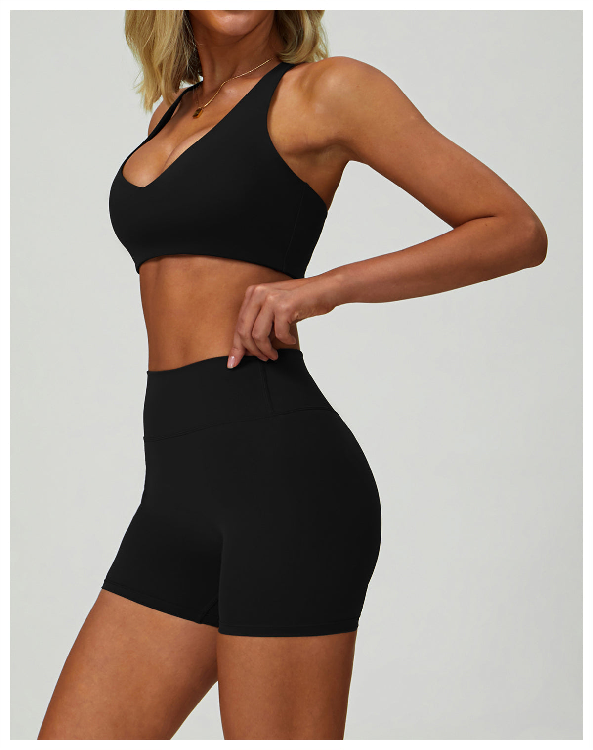 Outdoor sports underwear quick-drying I-shaped beautiful back fitness clothes cross-border women's running yoga bra