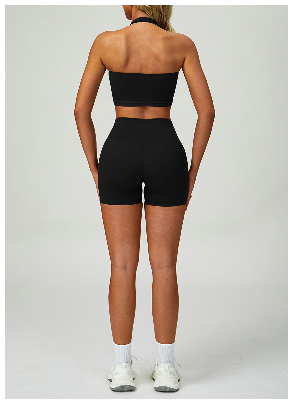 Yoga shorts tight high waist quick-drying outdoor sports shorts women's casual running fitness clothes