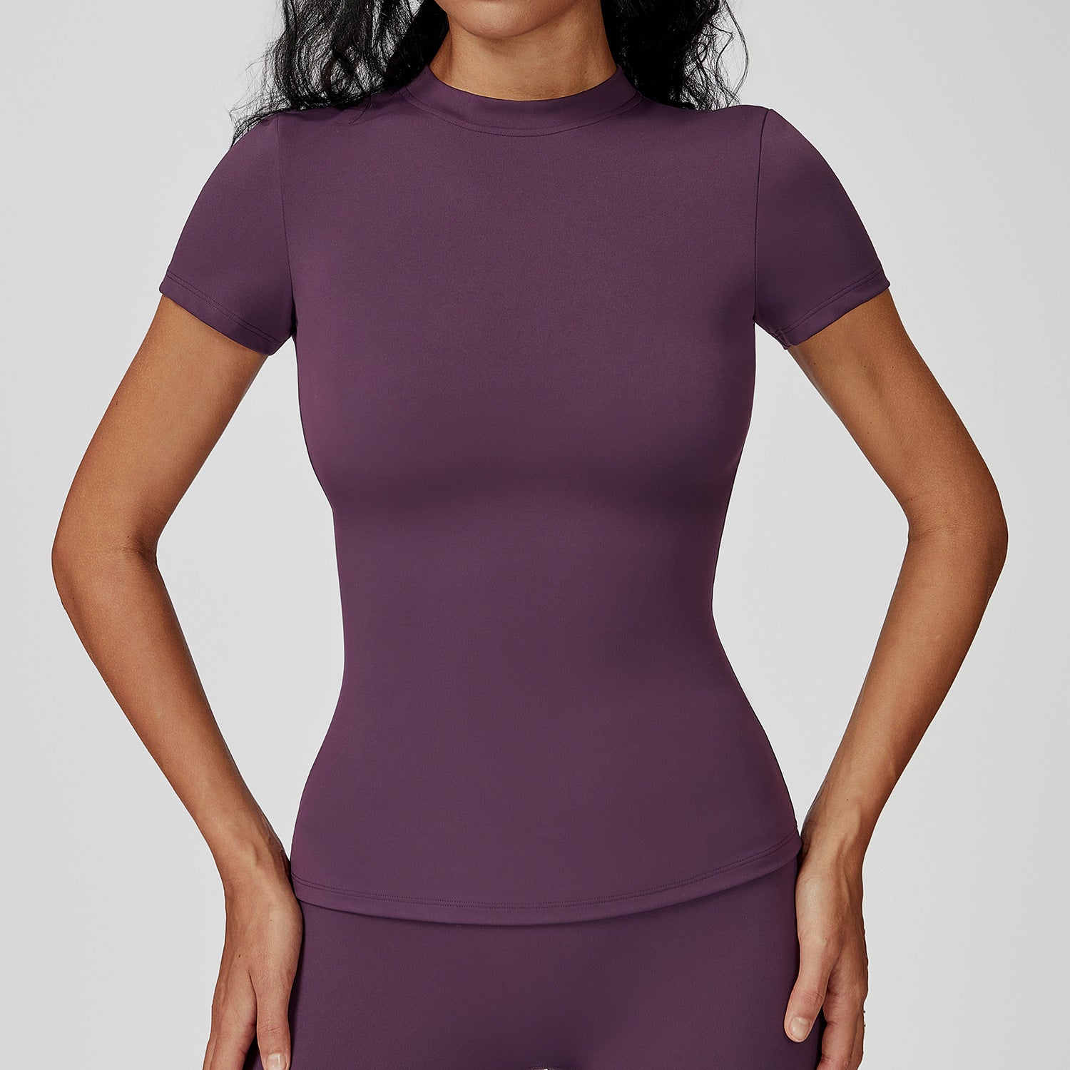 Spring T-shirt quick-drying yoga wear short-sleeved fitness top blouse outdoor running sports short-sleeved women