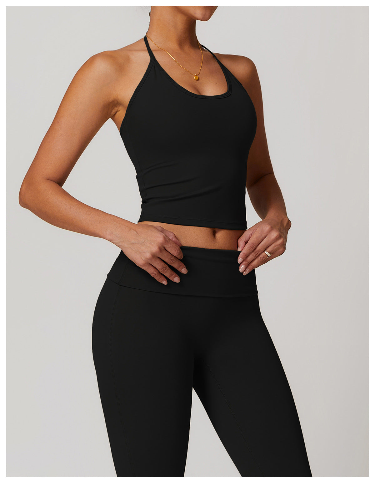 Women's Strapless Back Yoga Vest with Chest Pads for Casual Fit and Quick-Drying Fitness Tops