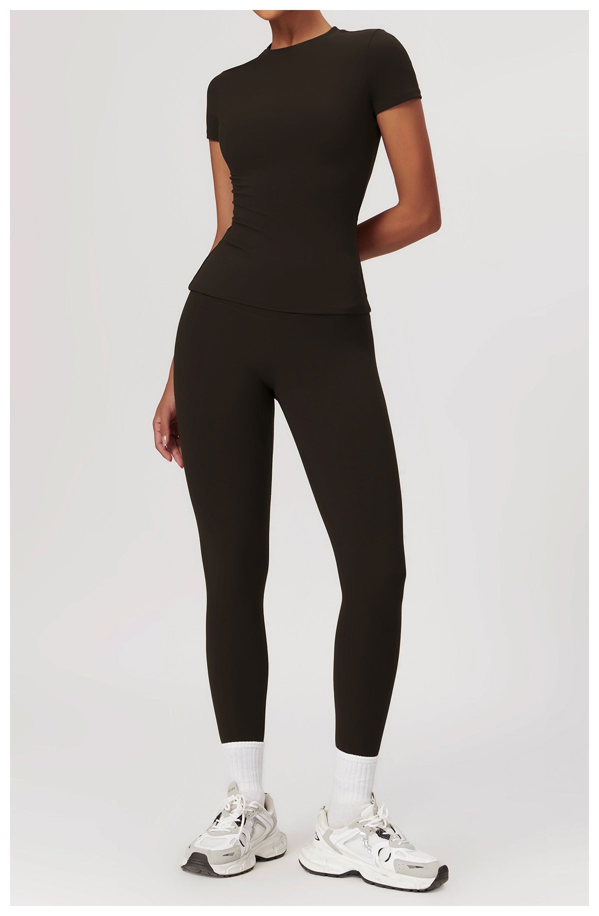 Spring T-shirt quick-drying yoga wear short-sleeved fitness top blouse outdoor running sports short-sleeved women