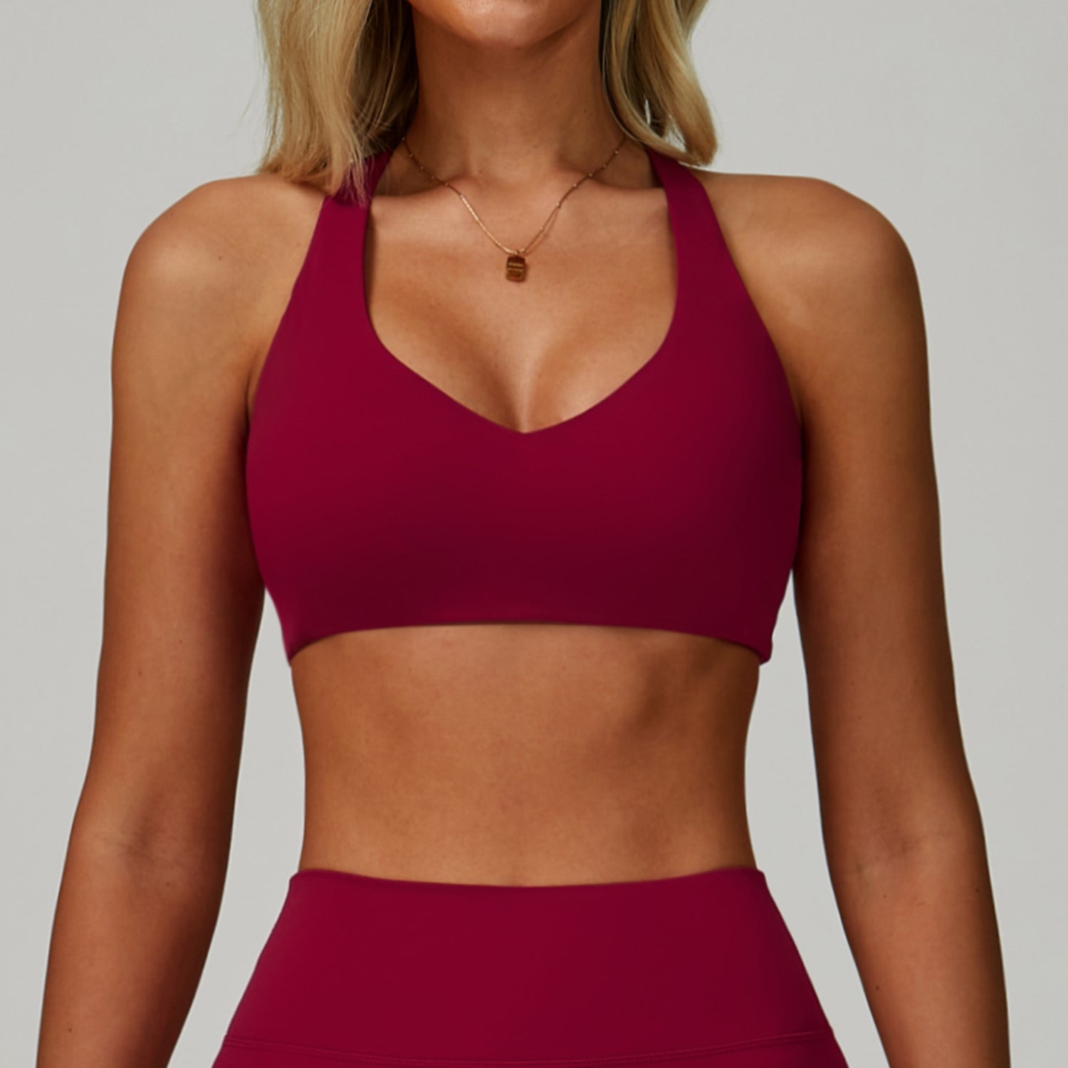 Outdoor sports underwear quick-drying I-shaped beautiful back fitness clothes cross-border women's running yoga bra