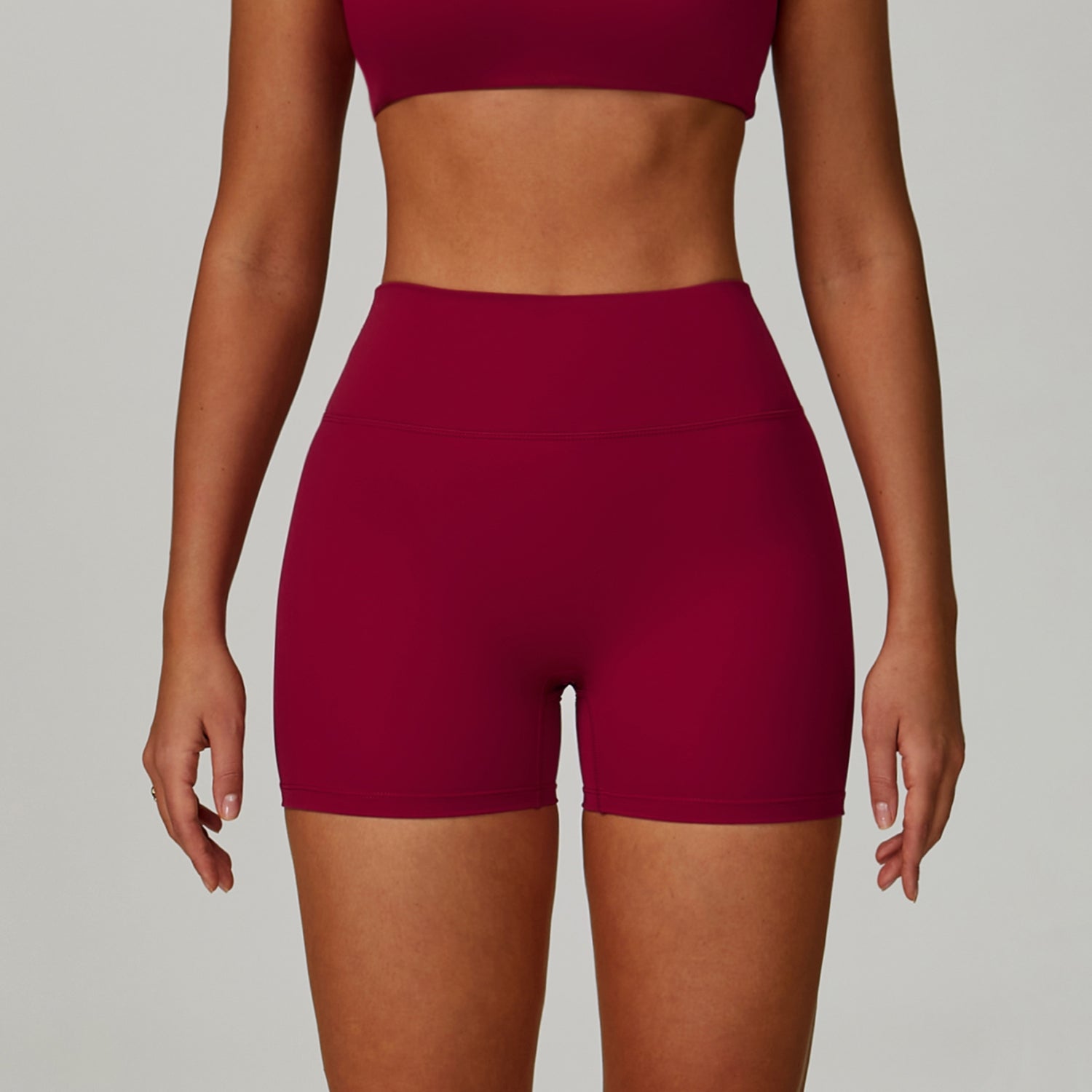 Yoga shorts tight high waist quick-drying outdoor sports shorts women's casual running fitness clothes