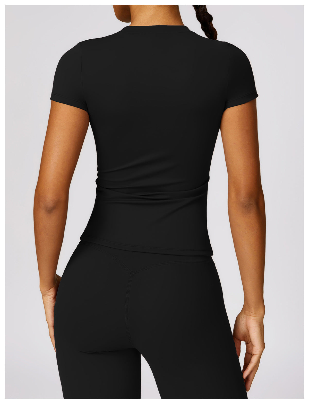 Spring T-shirt quick-drying yoga wear short-sleeved fitness top blouse outdoor running sports short-sleeved women