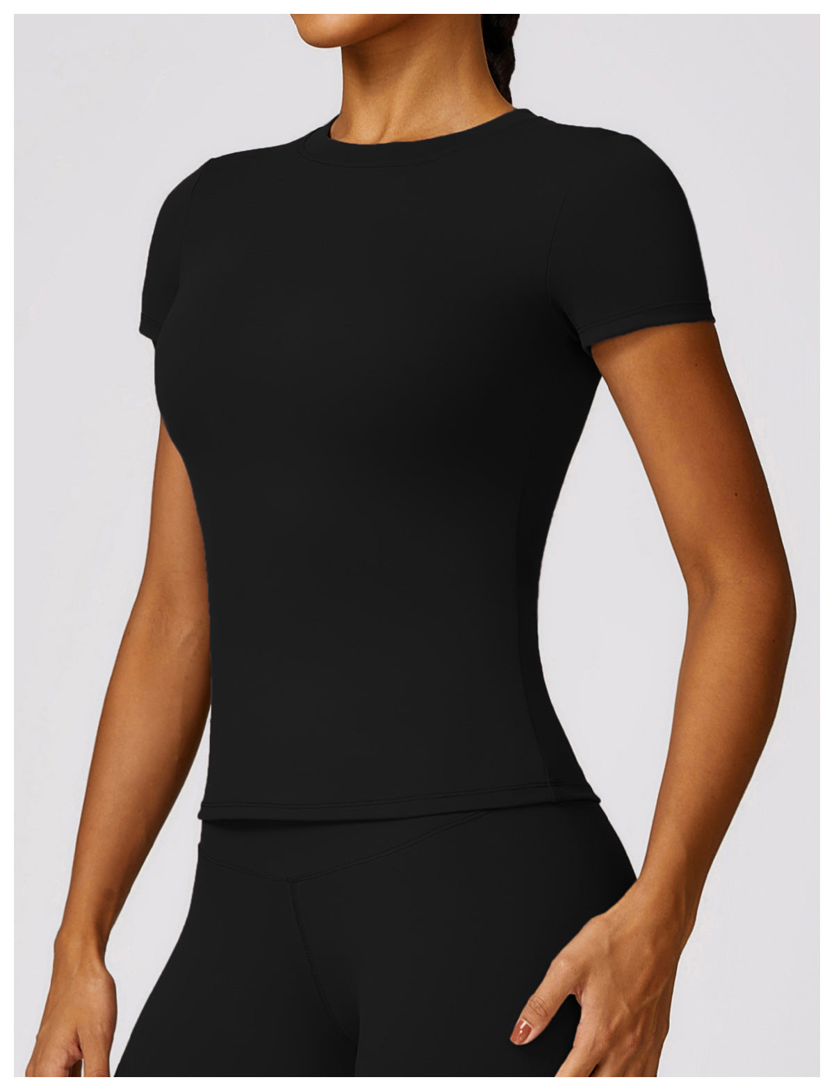 Spring T-shirt quick-drying yoga wear short-sleeved fitness top blouse outdoor running sports short-sleeved women