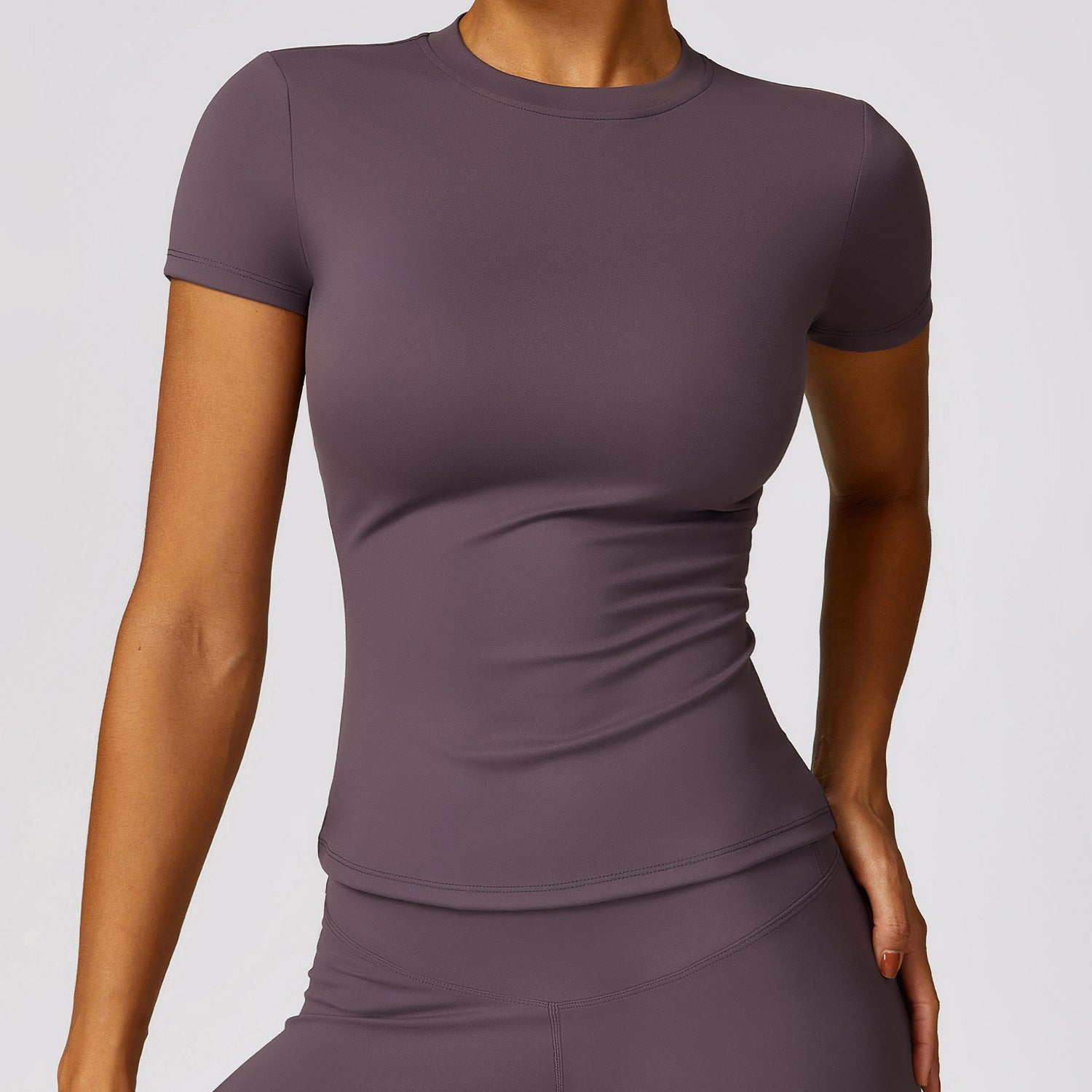 Spring T-shirt quick-drying yoga wear short-sleeved fitness top blouse outdoor running sports short-sleeved women