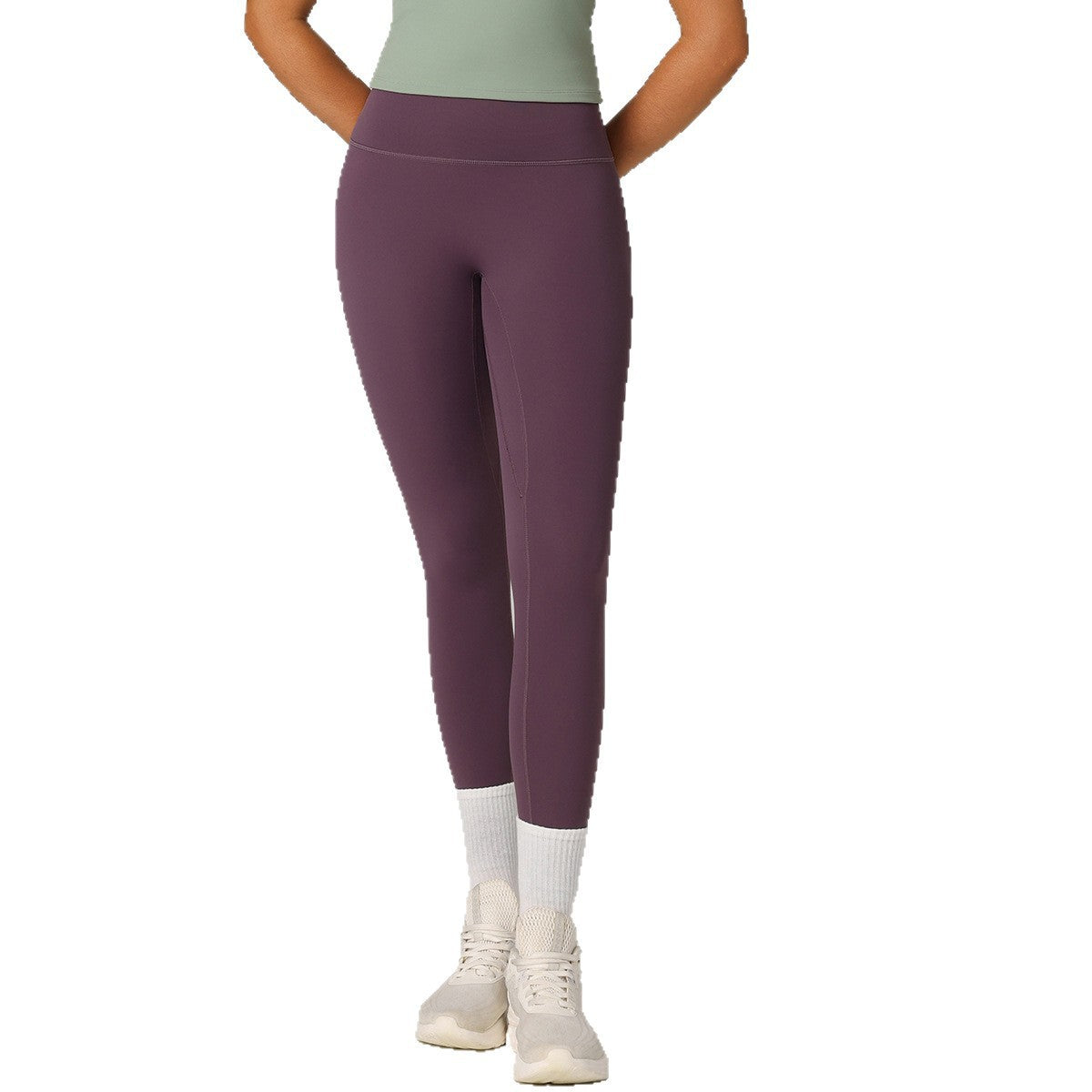 European and American cross-border Amazon specializes in high waist tummy control yoga pants tight quick-drying breathable sports fitness pants for women
