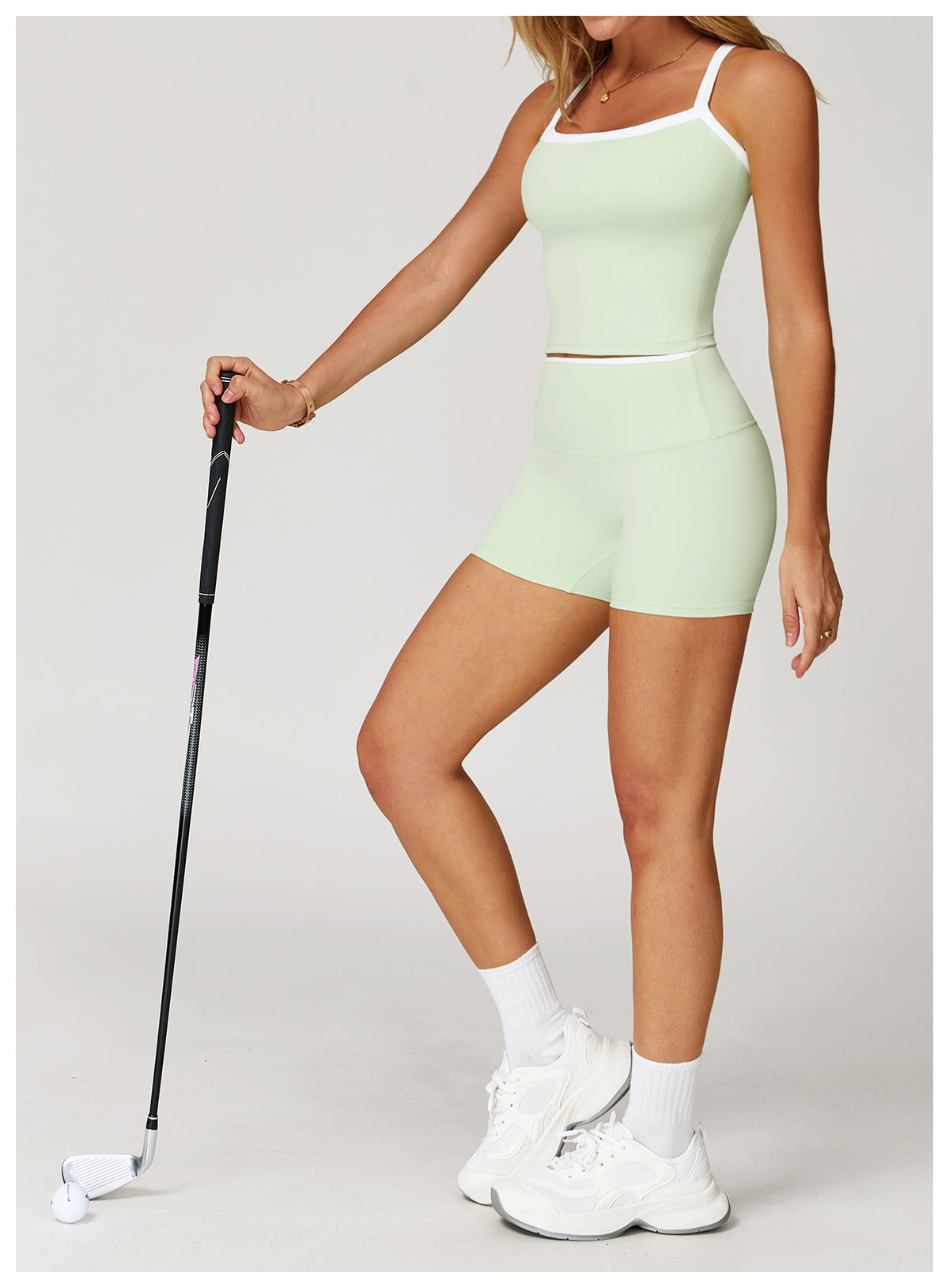 Yoga vest with contrasting colors and hollowed-out back, fitness wear, high-end running sports underwear