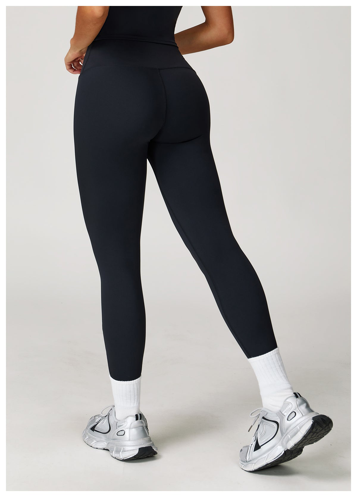 Nude Yoga Pants High Waist Contrast Color Quick-Drying Pants Sports Running Fitness Tights