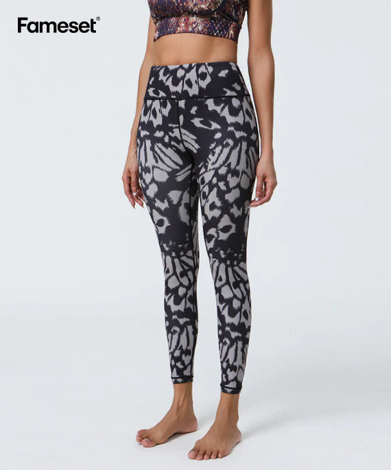 High Support Printed Yoga Leggings with Long-Lasting Non-Shifting Prints, Elastic Comfort for Fitness Enthusiasts