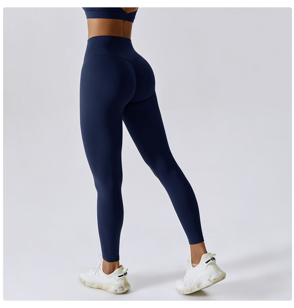 Running nude quick-drying fitness pants breathable outer wear tight sports pants high waist hip lift yoga pants women