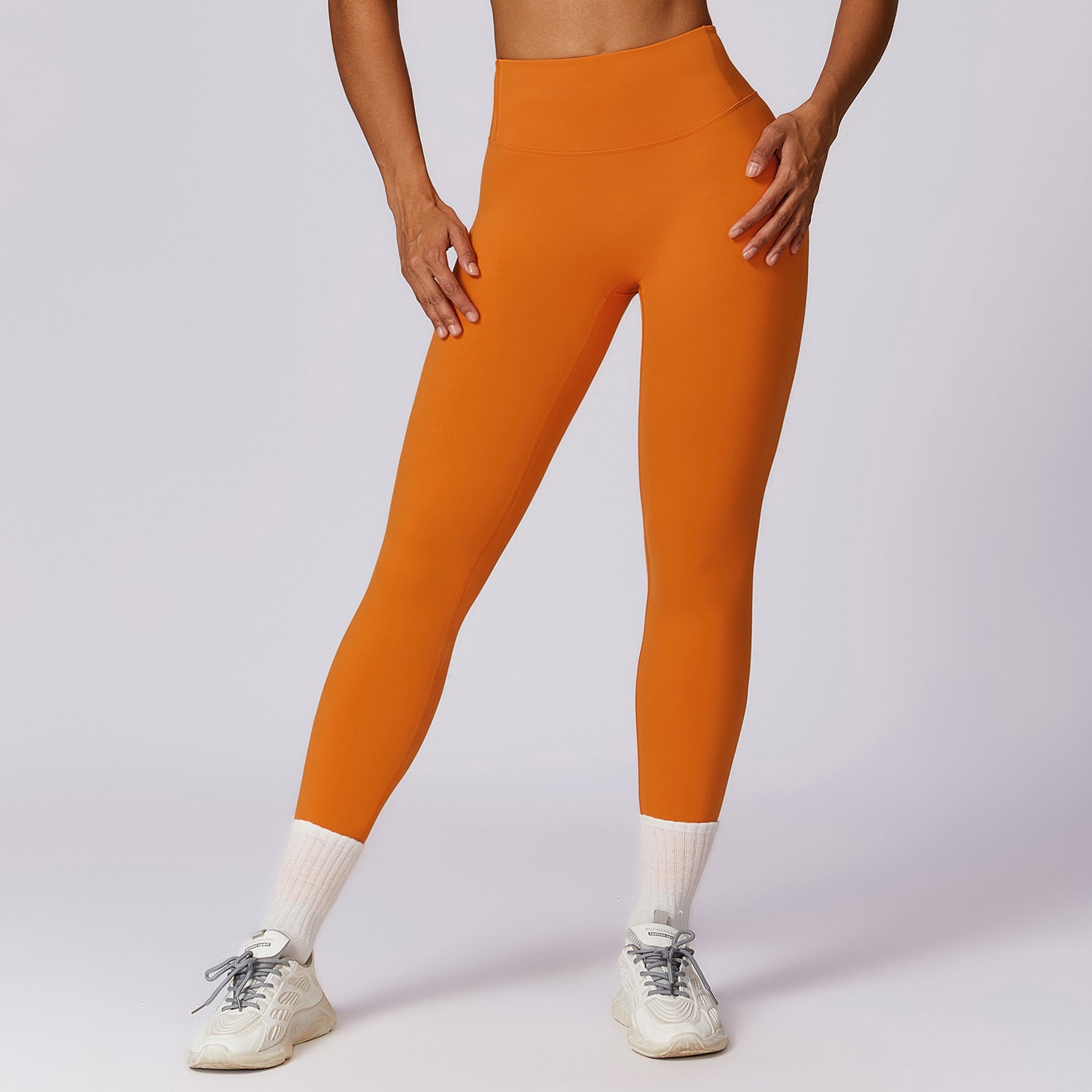Running nude quick-drying fitness pants breathable outer wear tight sports pants high waist hip lift yoga pants women