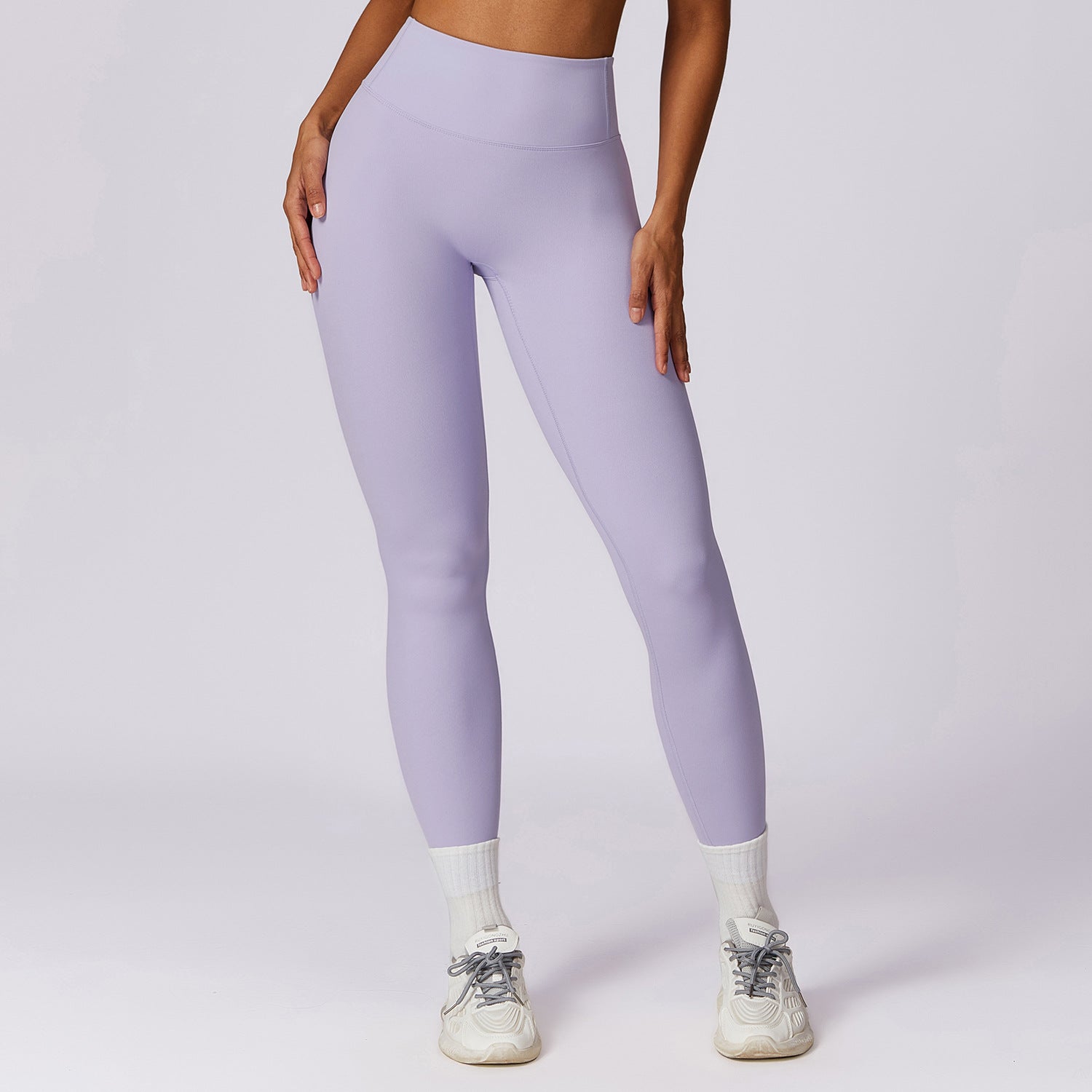 Running nude quick-drying fitness pants breathable outer wear tight sports pants high waist hip lift yoga pants women