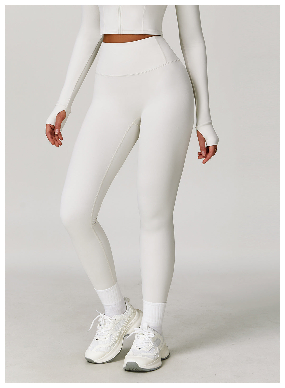 Running nude quick-drying fitness pants breathable outer wear tight sports pants high waist hip lift yoga pants women