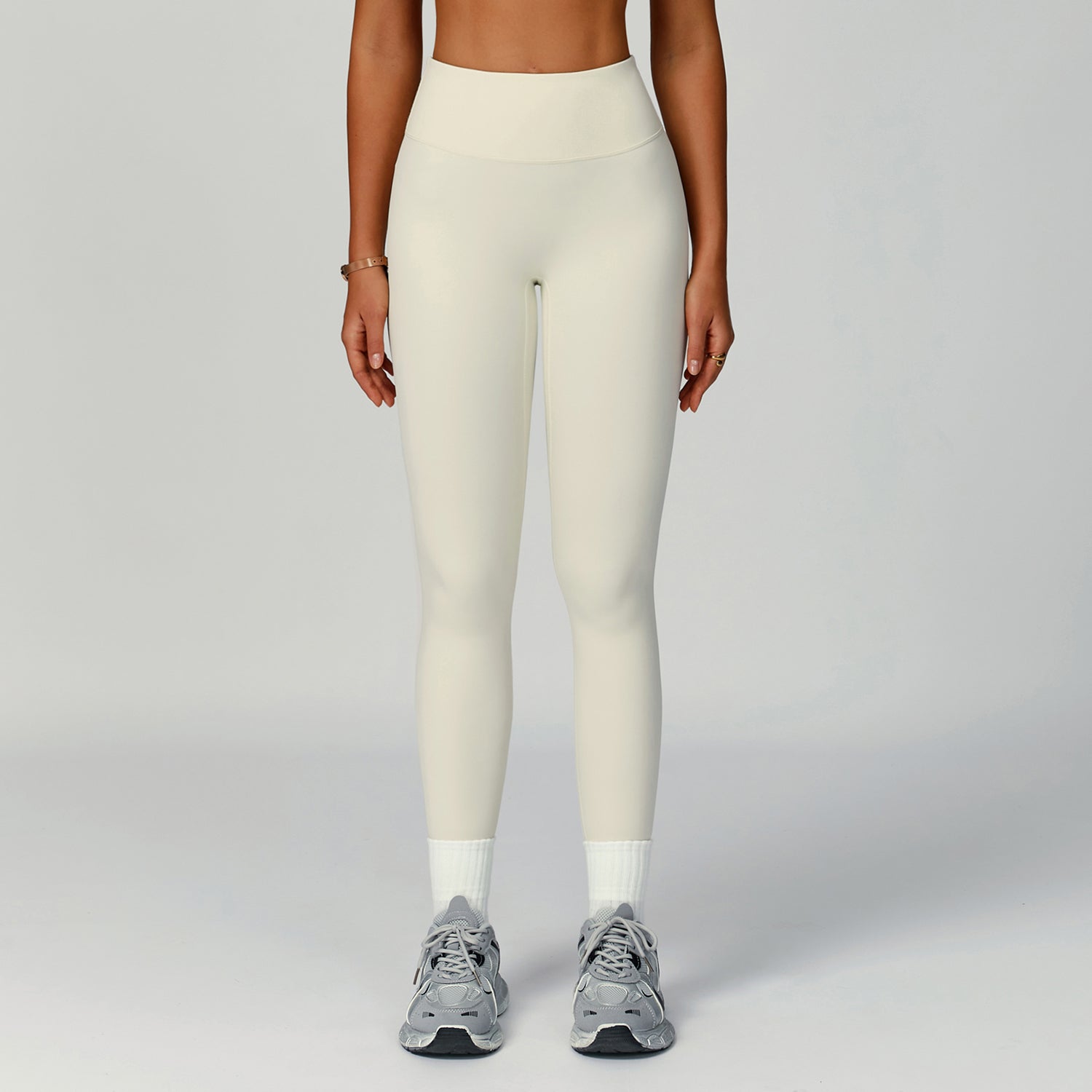 Environmentally friendly recycled high waist leggings outdoor running yoga pants women's quick-drying sports fitness pants
