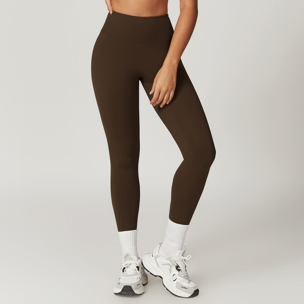 Running nude quick-drying fitness pants breathable outer wear tight sports pants high waist hip lift yoga pants women