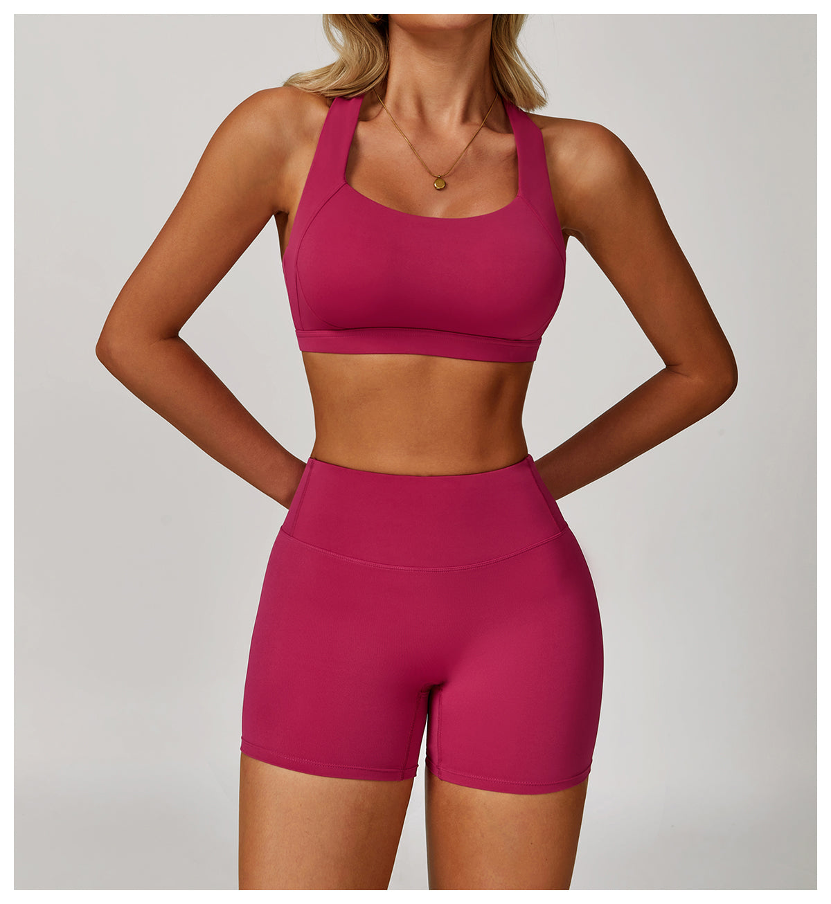 Tight Yoga Vest Sports Bra Shockproof High Intensity Pilates Running Outdoor Fitness Wear