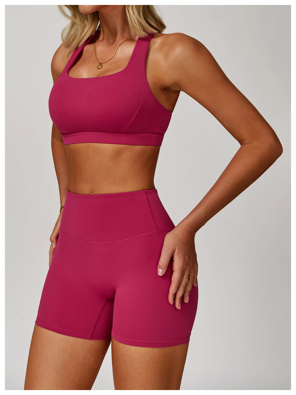 Tight Yoga Vest Sports Bra Shockproof High Intensity Pilates Running Outdoor Fitness Wear