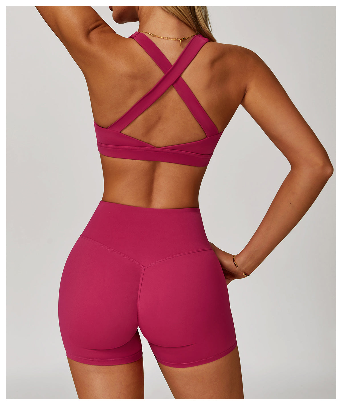Tight Yoga Vest Sports Bra Shockproof High Intensity Pilates Running Outdoor Fitness Wear