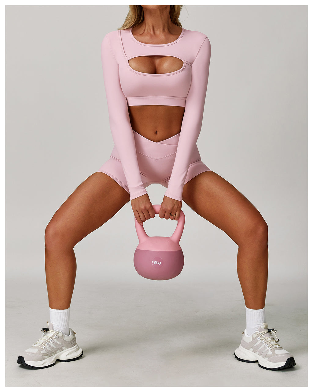 Nude Cross High Waist Yoga Shorts Peach Tight Hip Lifting Sports Shorts Women's Outerwear Fitness Pants