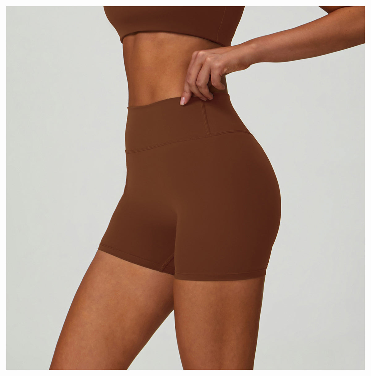 Yoga shorts tight high waist quick-drying outdoor sports shorts women's casual running fitness clothes