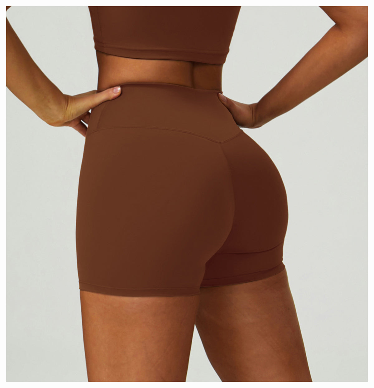 Yoga shorts tight high waist quick-drying outdoor sports shorts women's casual running fitness clothes