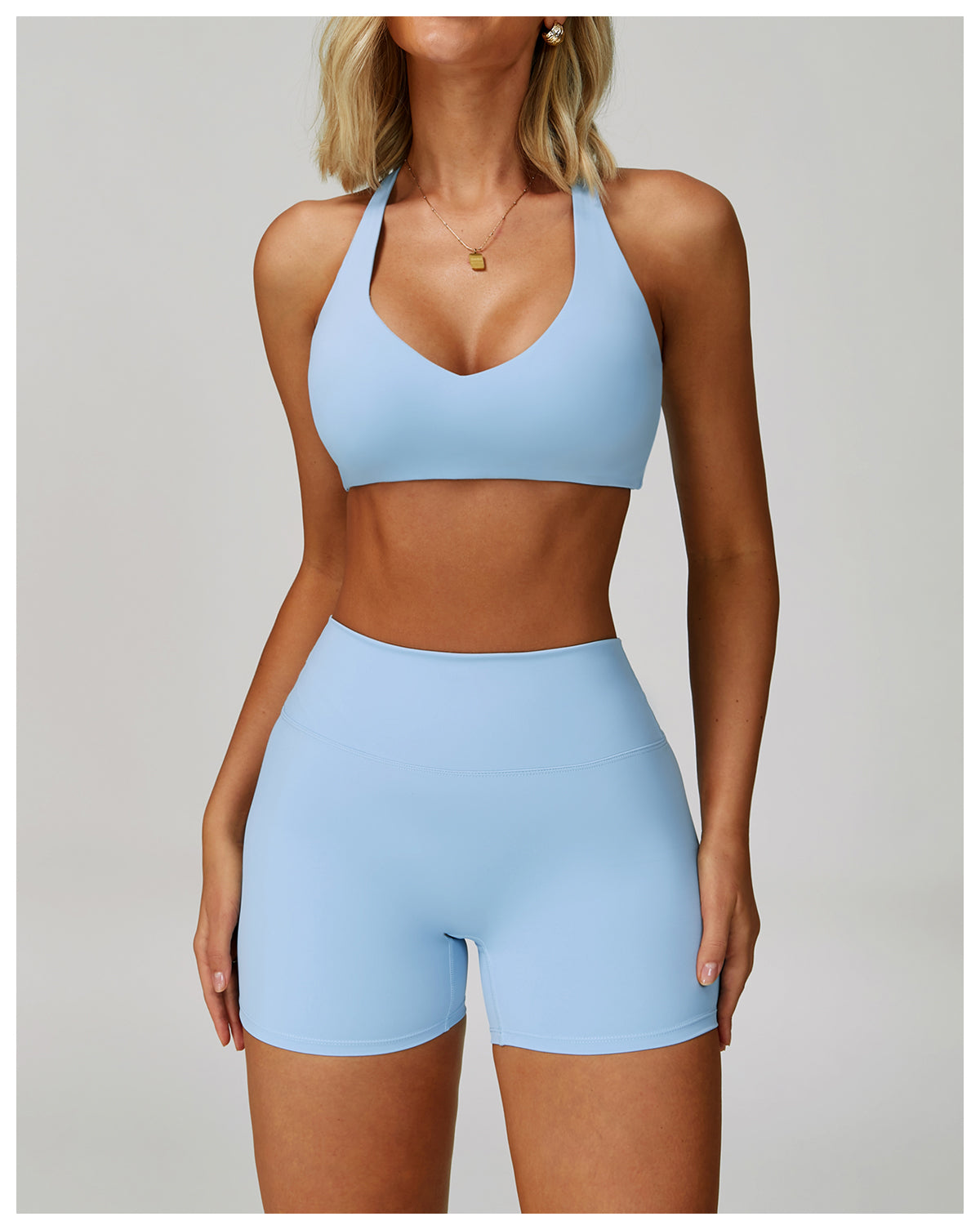 Yoga shorts tight high waist quick-drying outdoor sports shorts women's casual running fitness clothes