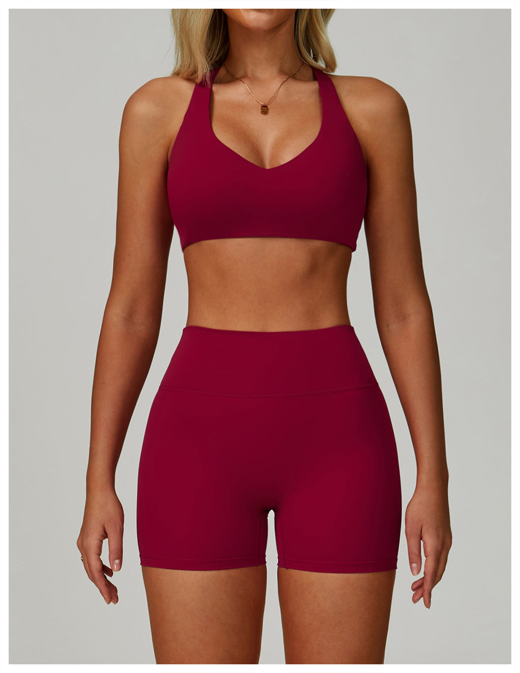 Outdoor sports underwear quick-drying I-shaped beautiful back fitness clothes cross-border women's running yoga bra