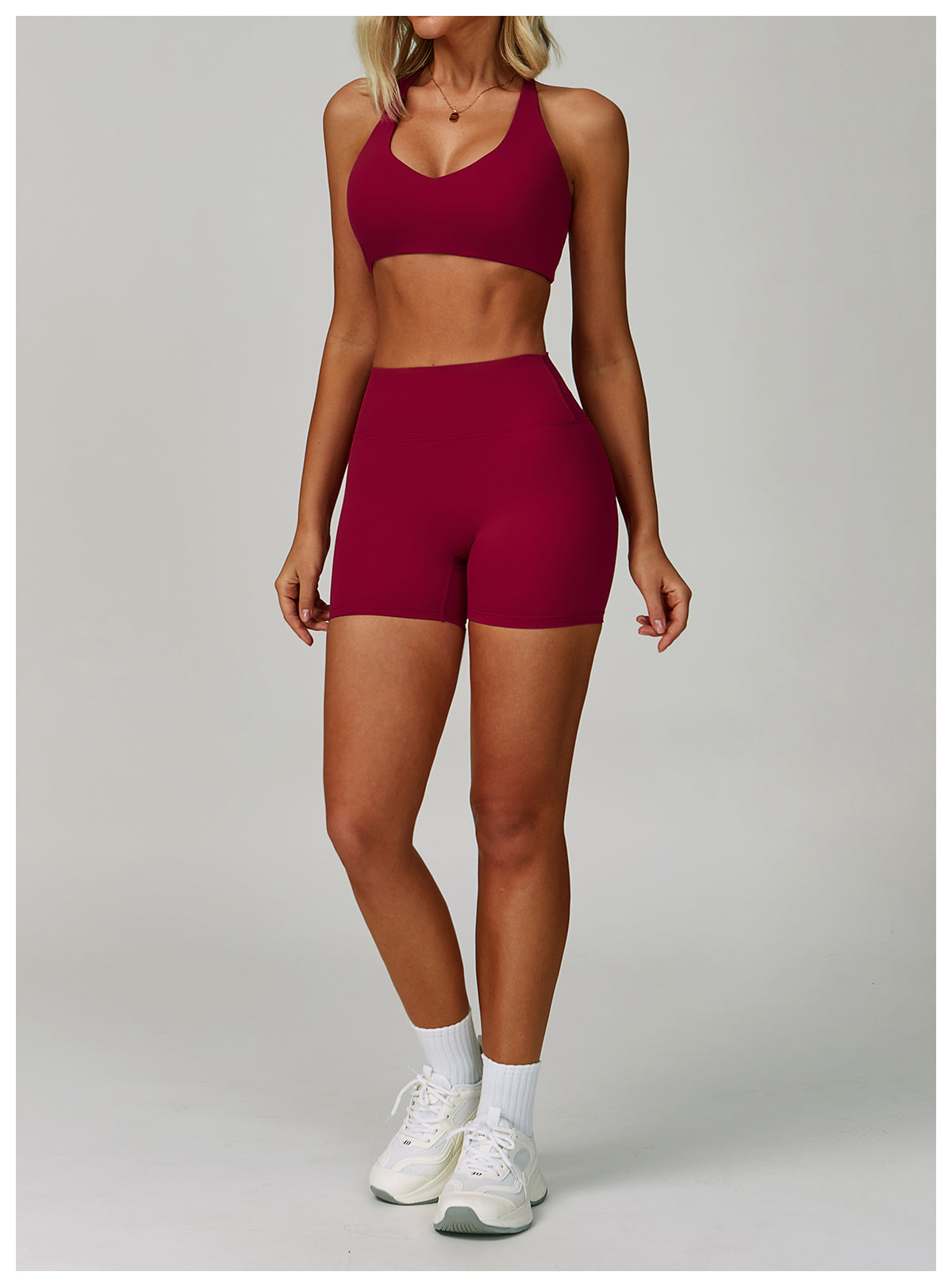 Yoga shorts tight high waist quick-drying outdoor sports shorts women's casual running fitness clothes