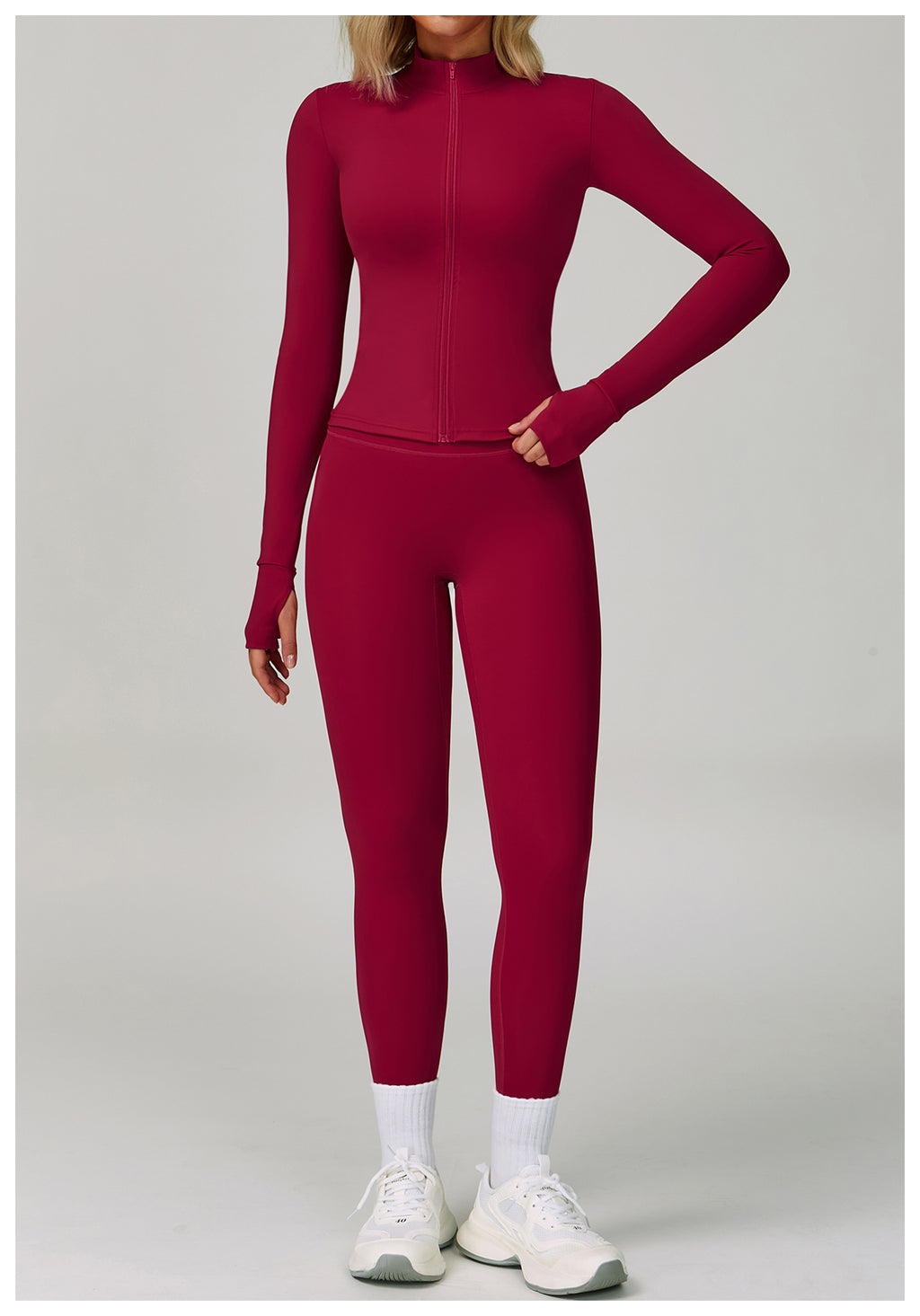 High waist hip lift fitness pants women's tight outdoor cycling sports running pants breathable quick-drying nude yoga pants