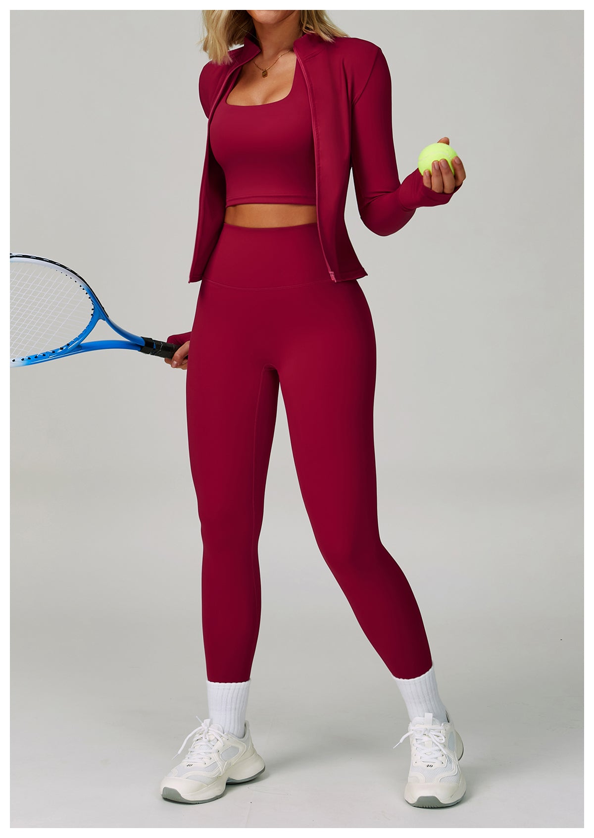 High waist hip lift fitness pants women's tight outdoor cycling sports running pants breathable quick-drying nude yoga pants
