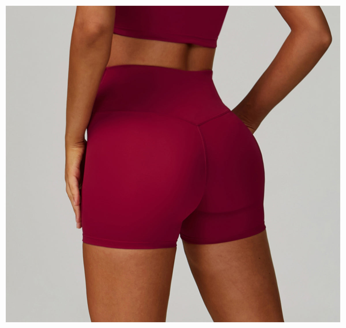 Yoga shorts tight high waist quick-drying outdoor sports shorts women's casual running fitness clothes