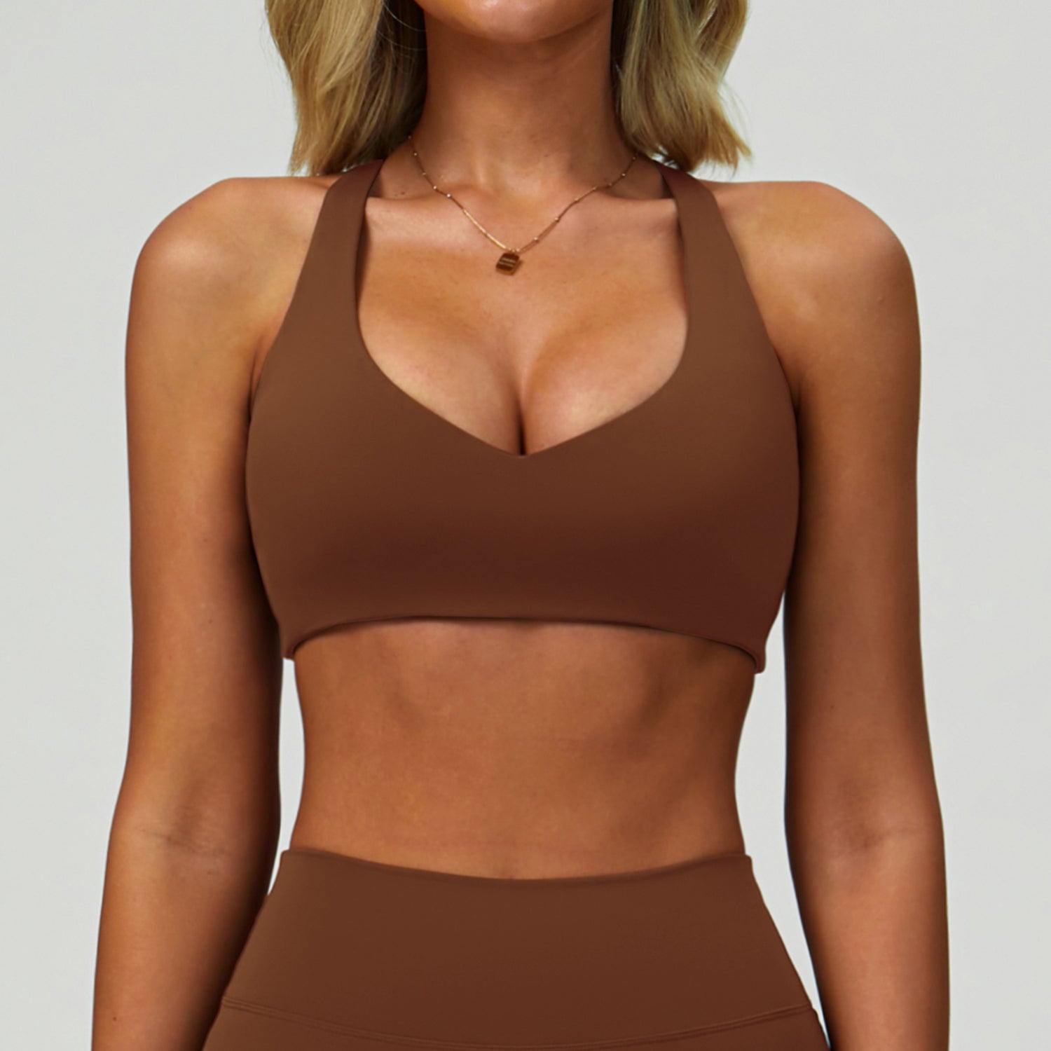 Outdoor sports underwear quick-drying I-shaped beautiful back fitness clothes cross-border women's running yoga bra